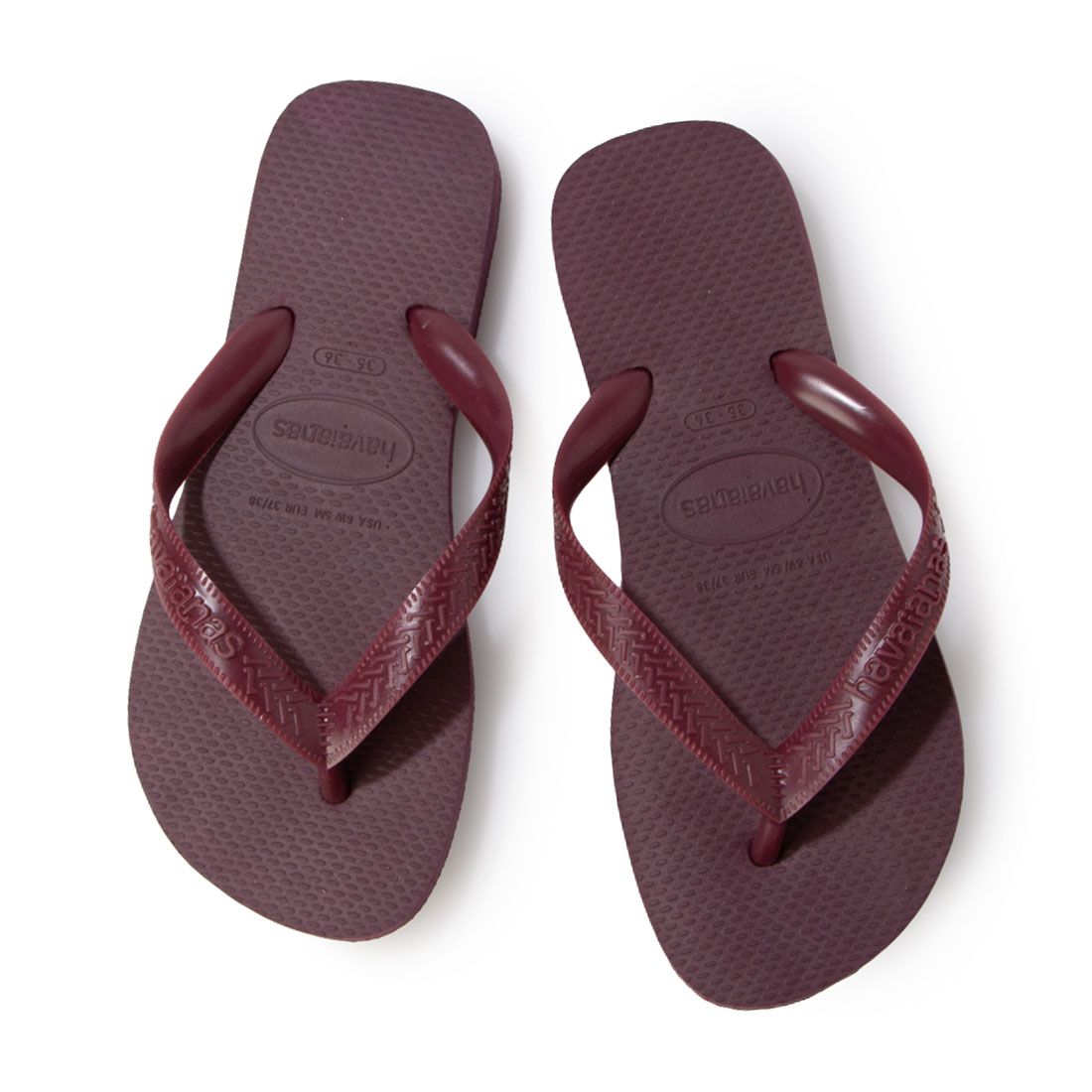 ハワイアナス Havaianas サンダル ラバービーチサンダル Top-Sense-Cerraddo-Orange,Purple Soil