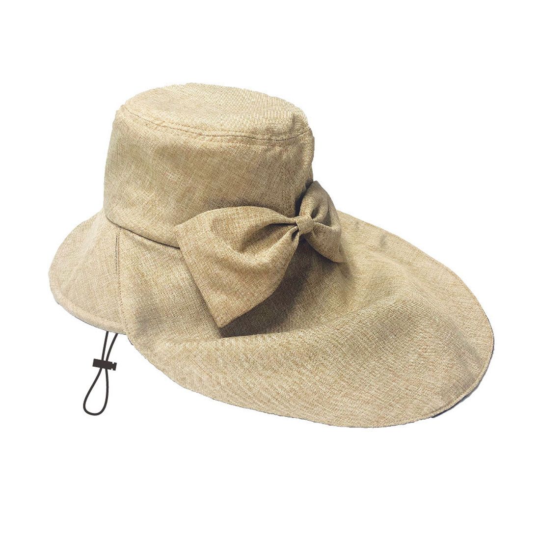 バックヤードファミリー BACKYARD FAMILY ピンクトリック pink trick 完全遮光 ハット,リボンベージュ