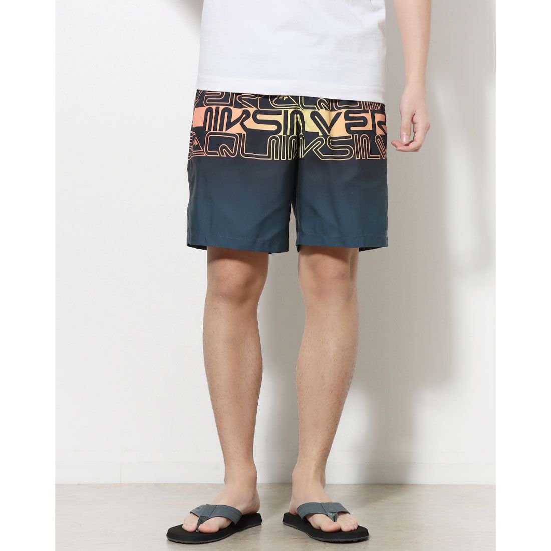 クイックシルバー QUIKSILVER EVERYDAY WORDBLOCK V【返品不可商品】,ブラック