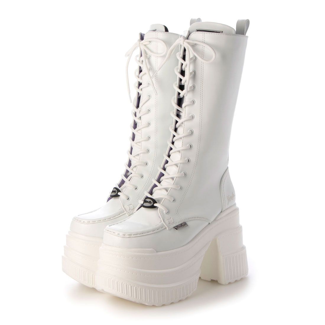 ヨースケ YOSUKE 厚底レースアップブーツ