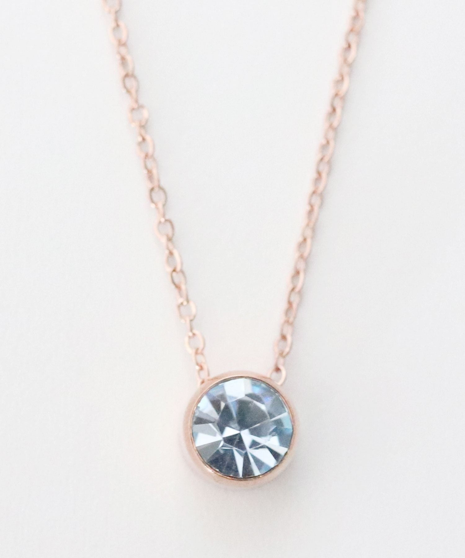 Florge Florge金屬過敏誕生石頂部不銹鋼短項鍊June Alexandrite