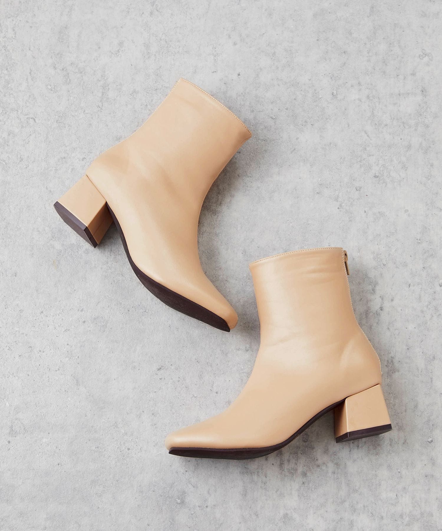 ウェレッグ セレクト welleg sellect スクエアトゥ 変形ヒールブーツ