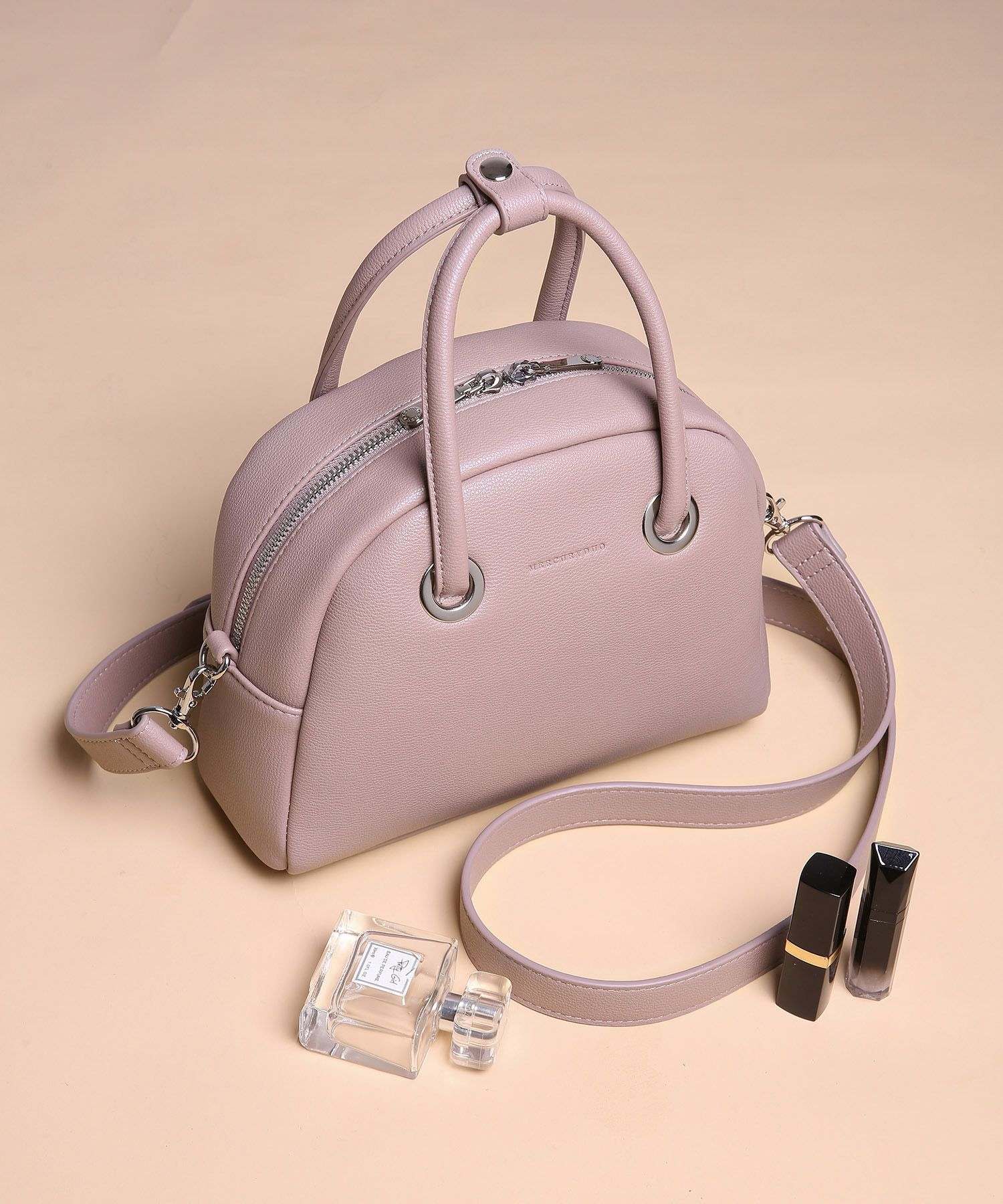 マーキュリーデュオ MERCURYDUO メタルアイレット ミニボストン,SMPNK