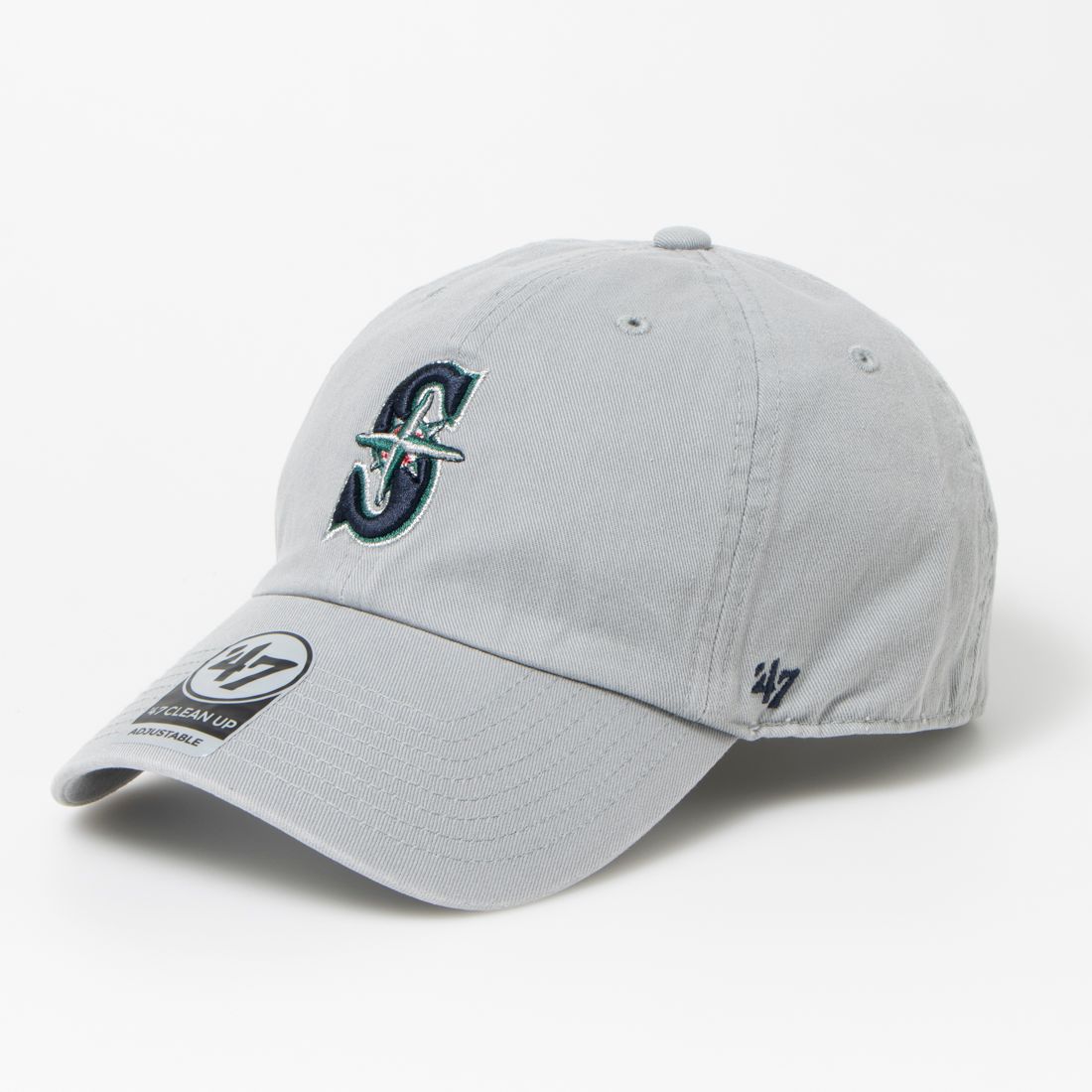 フォーティーセブン 47 キャップ 帽子 シアトル マリナーズ ベースボールキャップ RGW24GWS クリーンナップ 柔らか 47BRAND MARINERS CLEAN UP,ストーム
