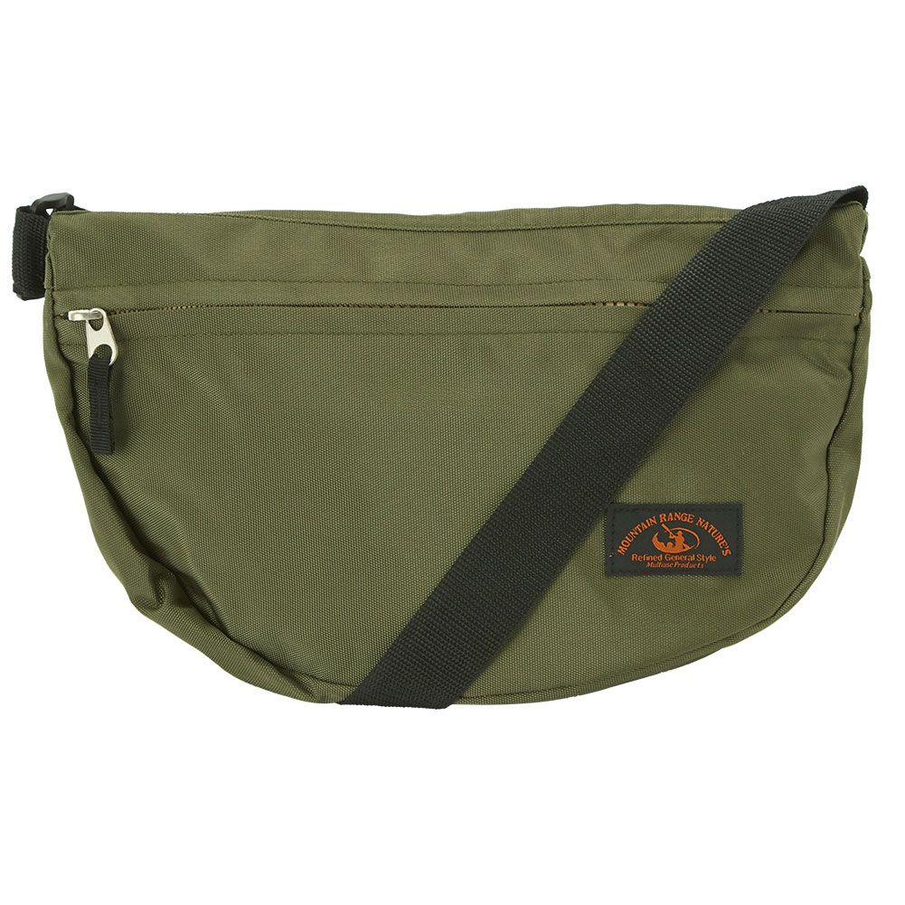 ノーブランド No Brand マウンテンレンジ MOUNTAIN RANGE 弓形ショルダーバッグ MFA-03,カーキ
