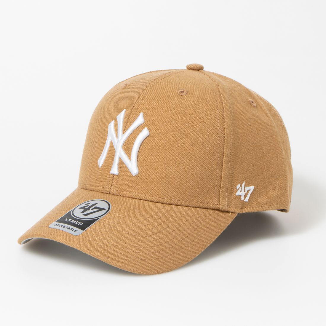 フォーティーセブン 47 キャップ MVP17WBV 帽子 ヤンキース 野球チーム NYY オールシーズン メンズ レディース 47BRAND YANKEES MVP,キャメル