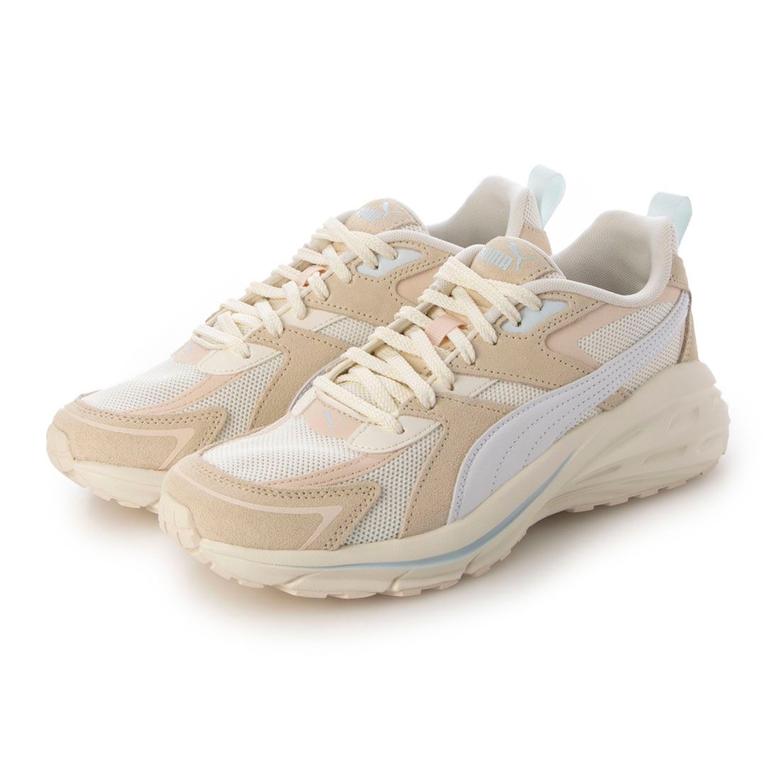 プーマ PUMA レディース スニーカー 厚底 ヒプノティック LS 395295,ベージュ