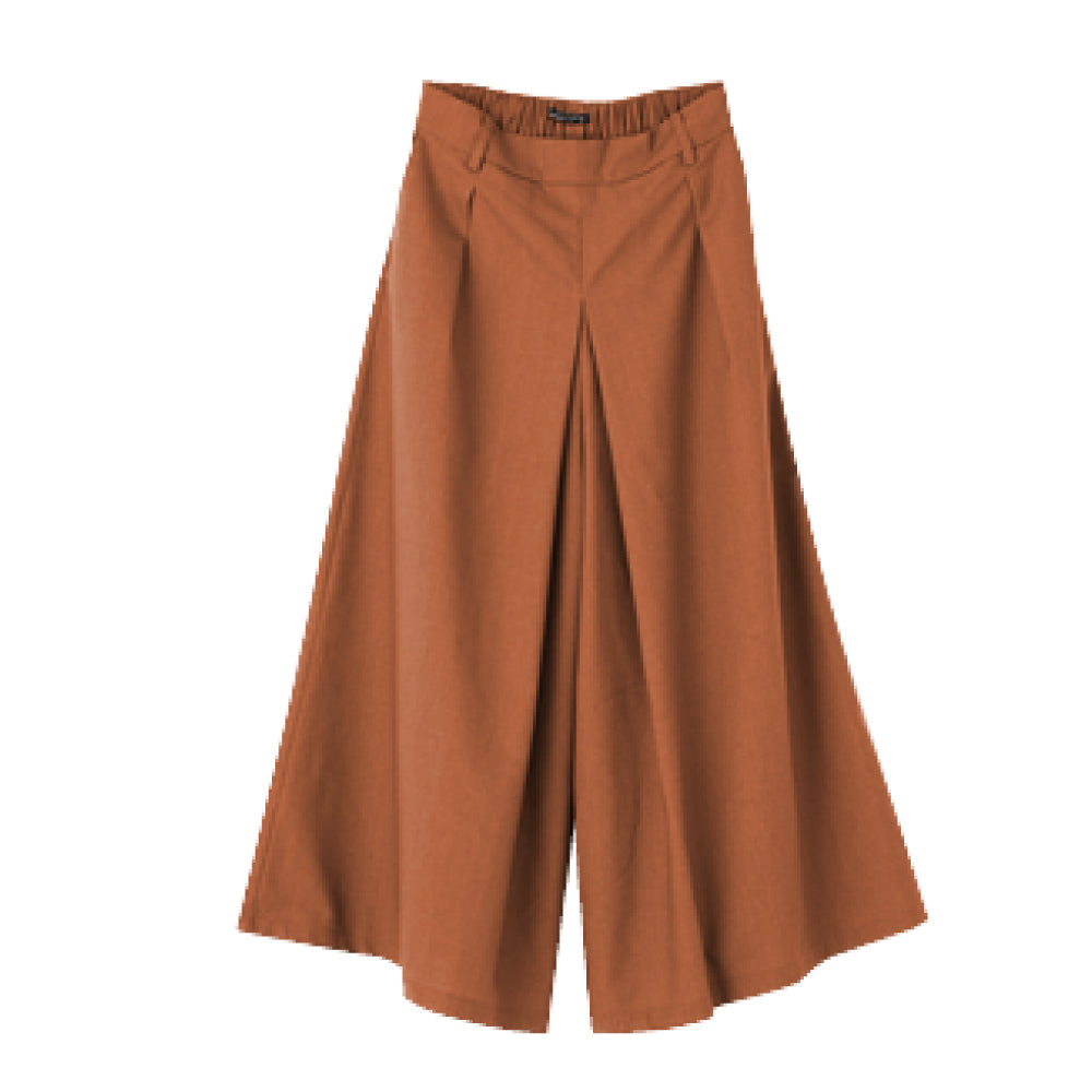 アクアガレージ aquagarage ガウチョ スカーチョ 春夏 (キャメル) キャメル