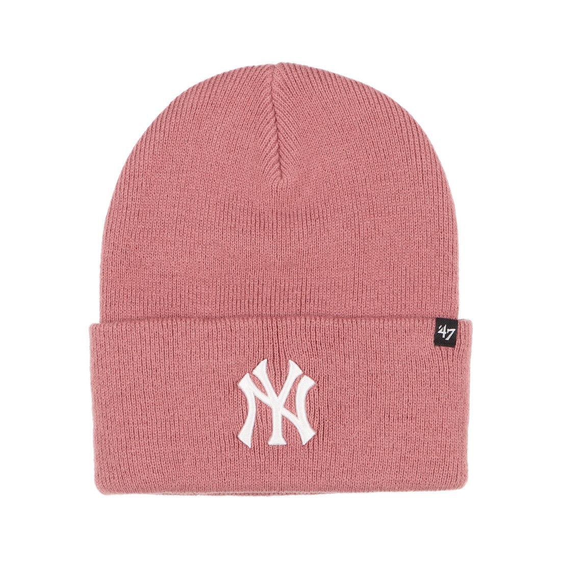 フォーティーセブン 47 帽子 ニット帽子 NYY ビーニー ドジャース MLB ワンサイズ アクセサリー ヤンキース 野球チーム BRAND HAYMAKER CUFF KNIT,ヤンキース(モーブ)