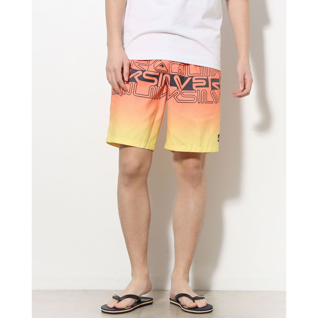 クイックシルバー QUIKSILVER EVERYDAY WORDBLOCK V【返品不可商品】,ピンク