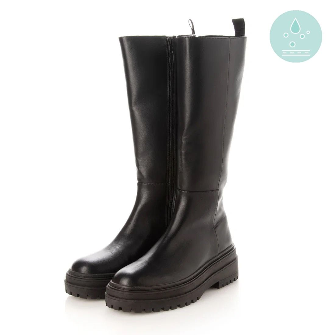 【レイン対応】Lupus /ルプス トラックソールロングブーツ,BLK