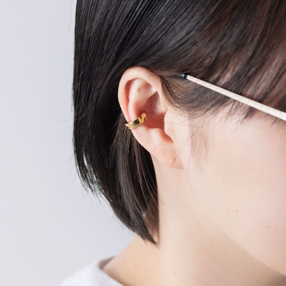 ジョン JON イヤーカフ ステンレス 両耳,ゴールド