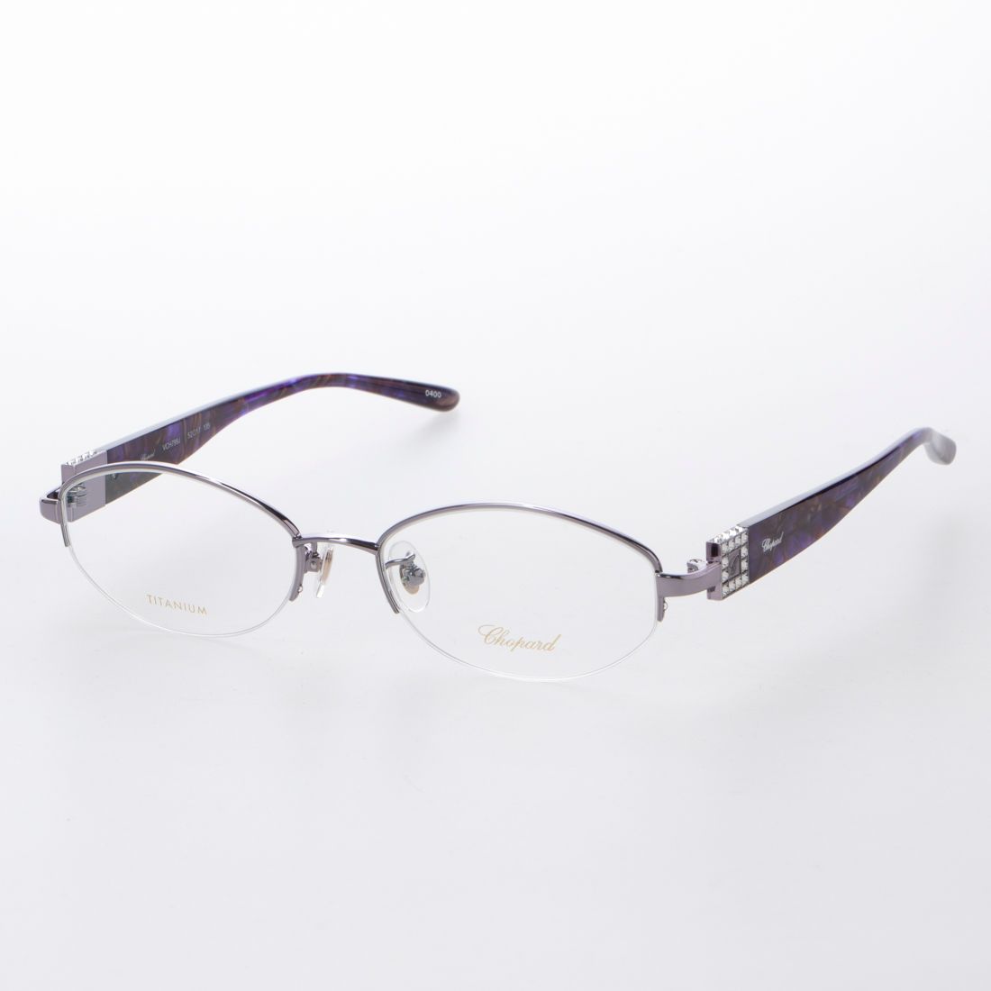 ショパール Chopard メガネ 眼鏡 アイウェア レディース メンズ,パープル