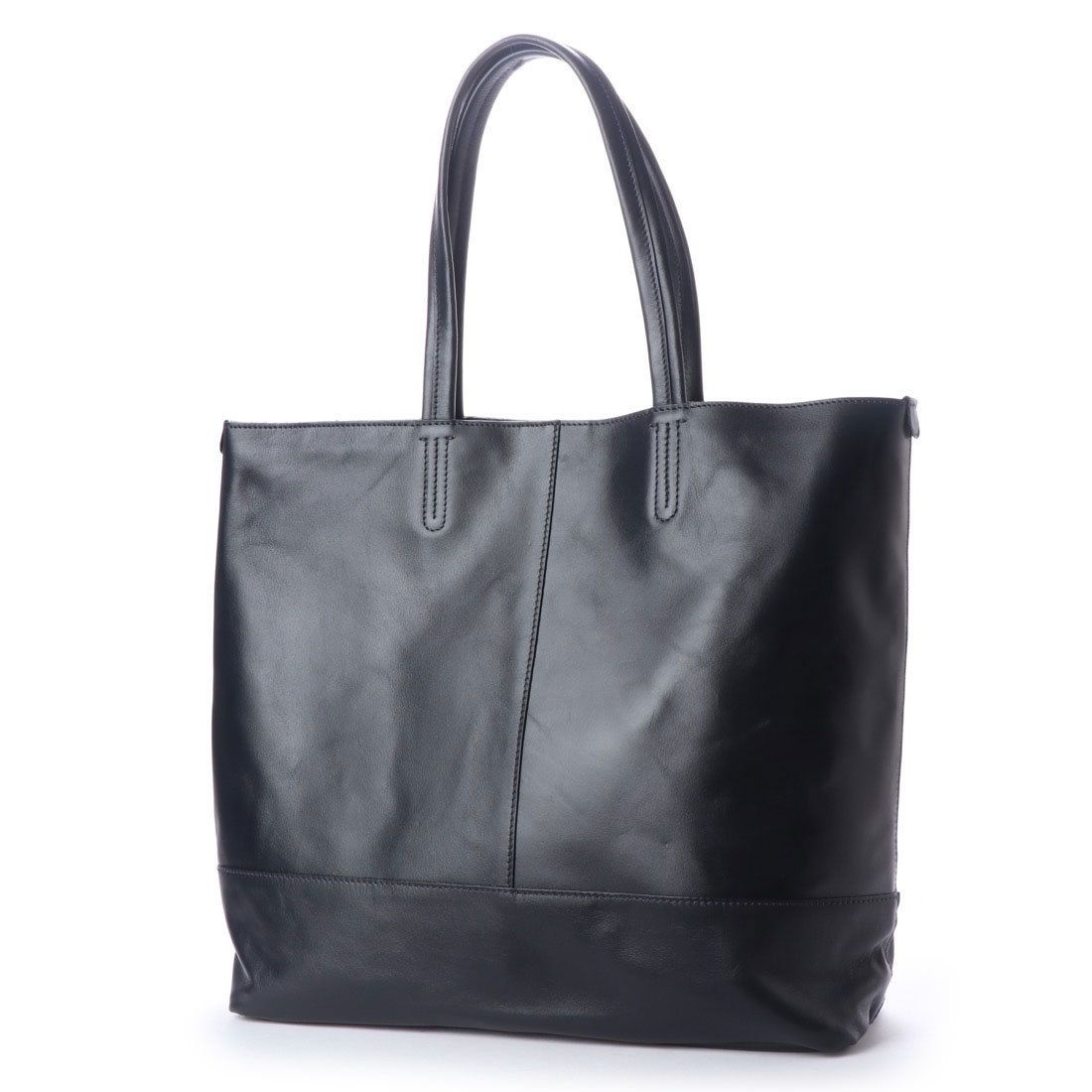 ピー・アイ・ディーー【P.i.d】レザートートバッグ,ネイビー