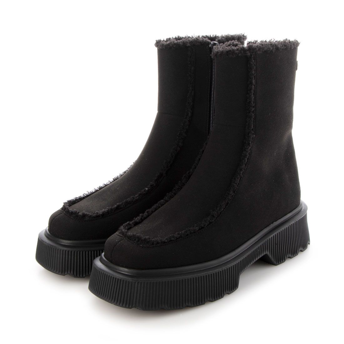 【23AW】Antares/アンタレス ボアボリュームブーツ,BLK