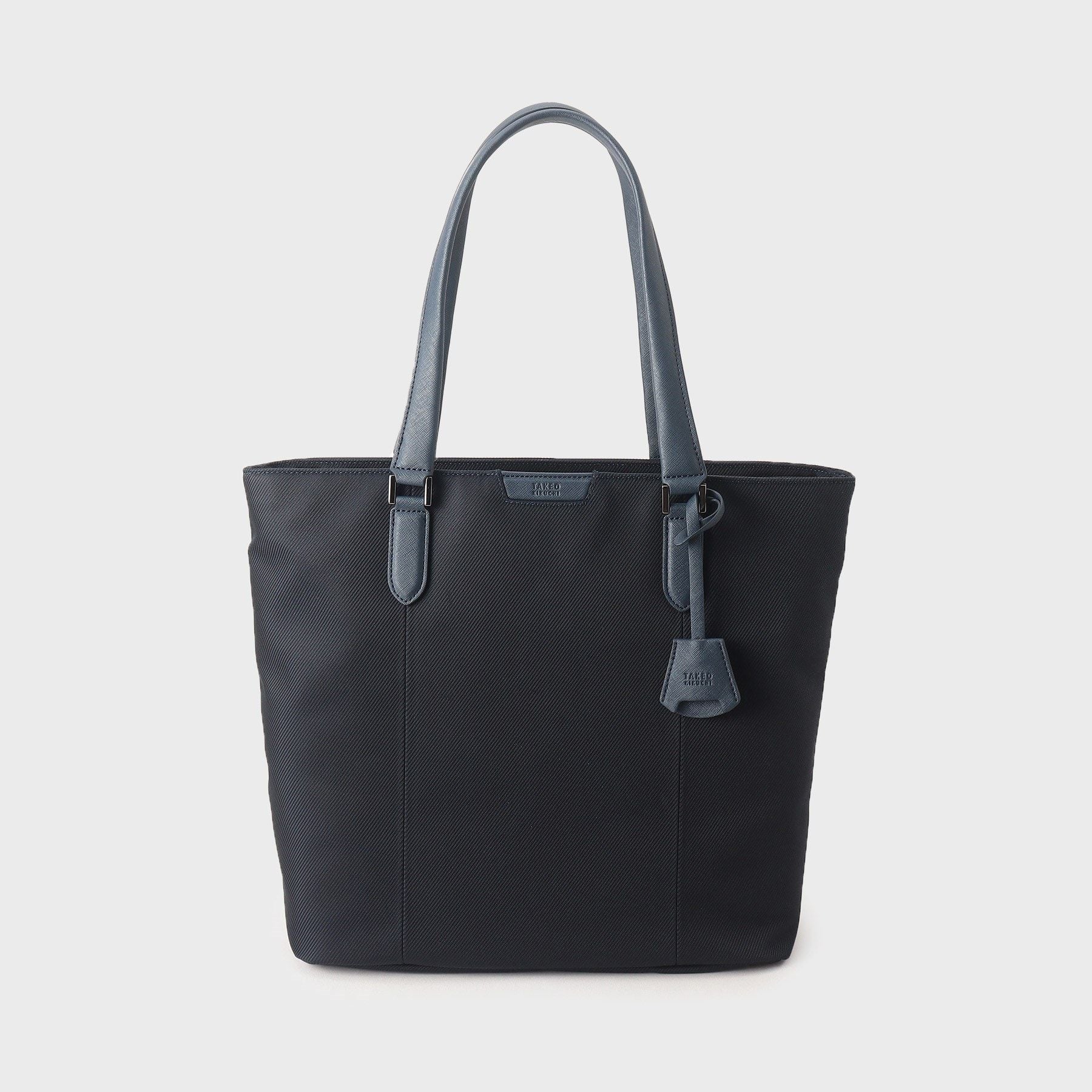 タケオキクチ TAKEO KIKUCHI スマート モノトーントートバッグ,ネイビー(093)
