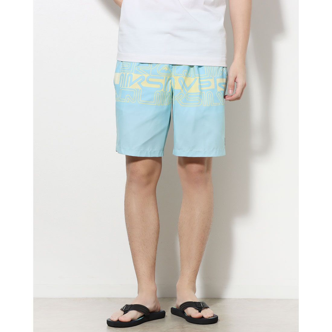 クイックシルバー QUIKSILVER EVERYDAY WORDBLOCK V【返品不可商品】,ブルー