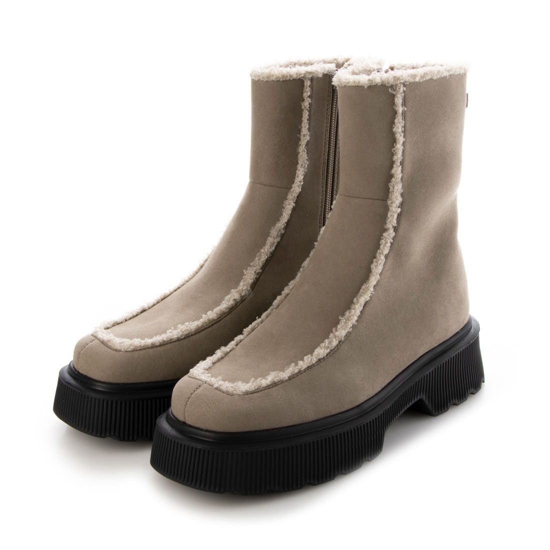 【23AW】Antares/アンタレス ボアボリュームブーツ,OAK