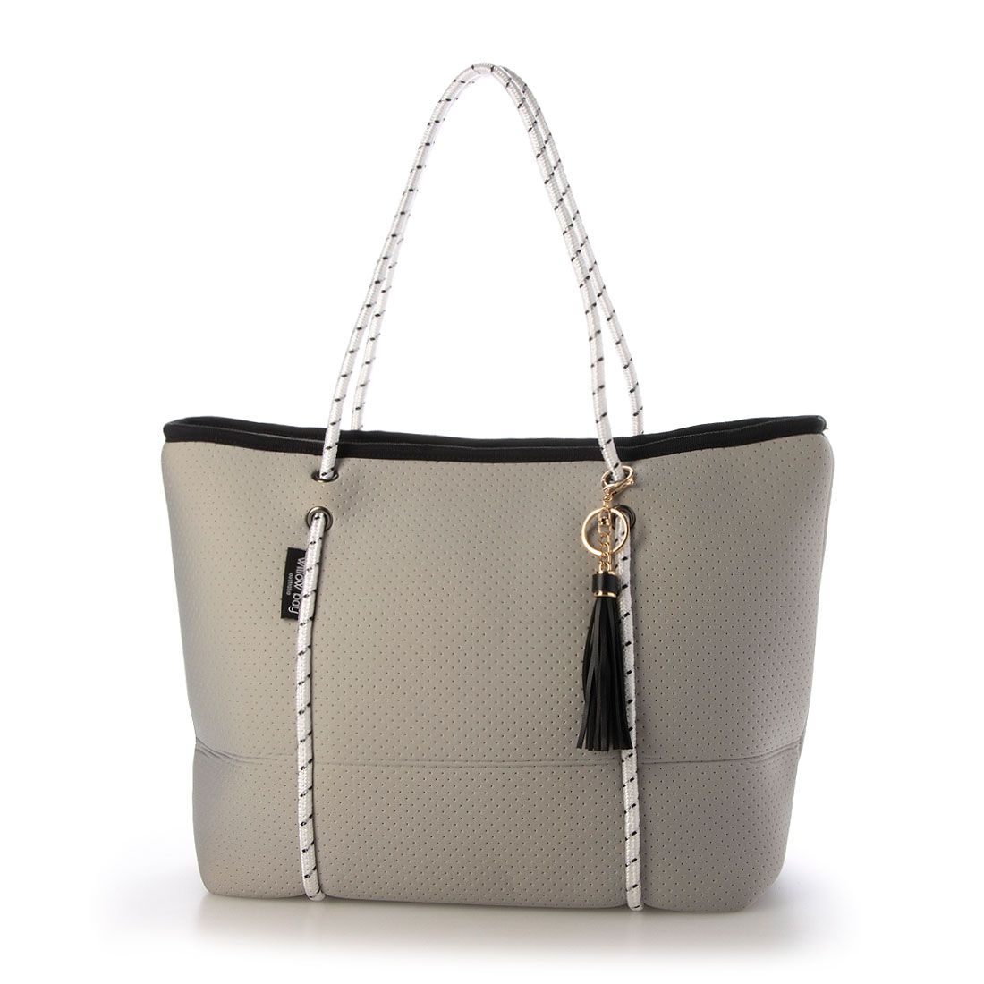 シェリル マリー CHERYL MARIE A4 ネオプレーン ショルダーバッグ ファスナー式,LGR