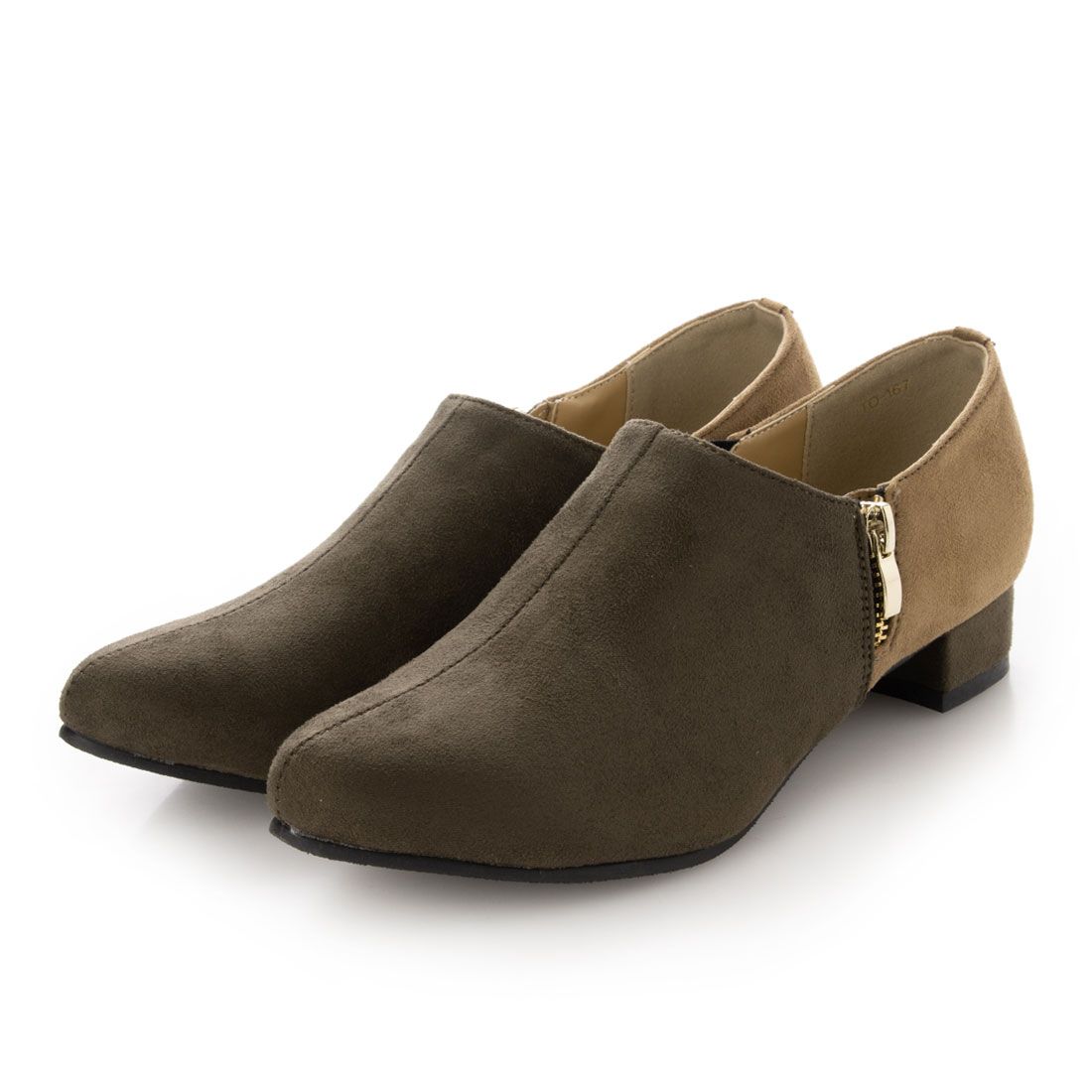 トドス todos TO-167 サイドジップ バイカラー パンプス