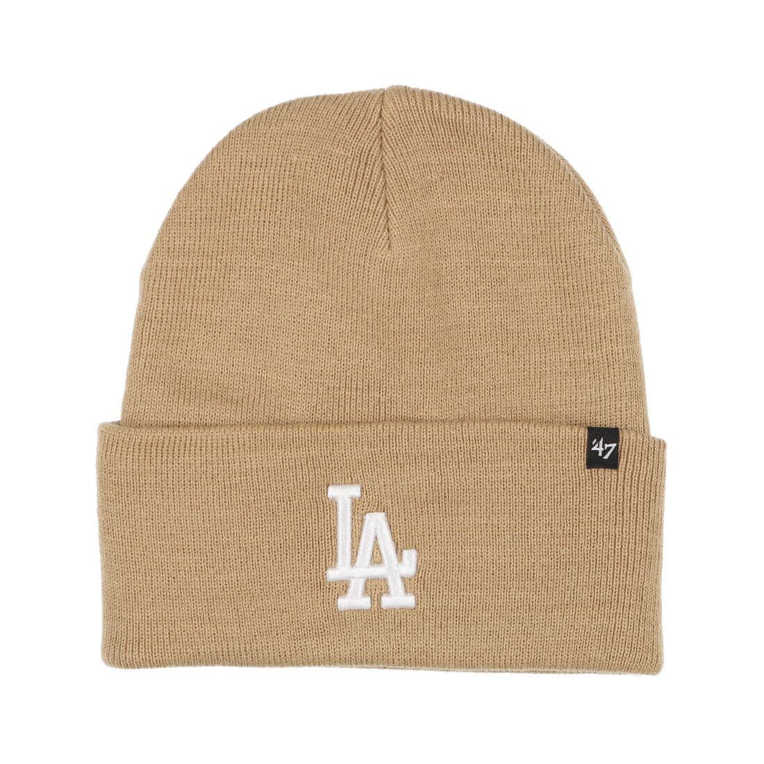 フォーティーセブン 47 帽子 ニット帽子 NYY ビーニー ドジャース MLB ワンサイズ アクセサリー ヤンキース 野球チーム BRAND HAYMAKER CUFF KNIT,ドジャース(カーキ)
