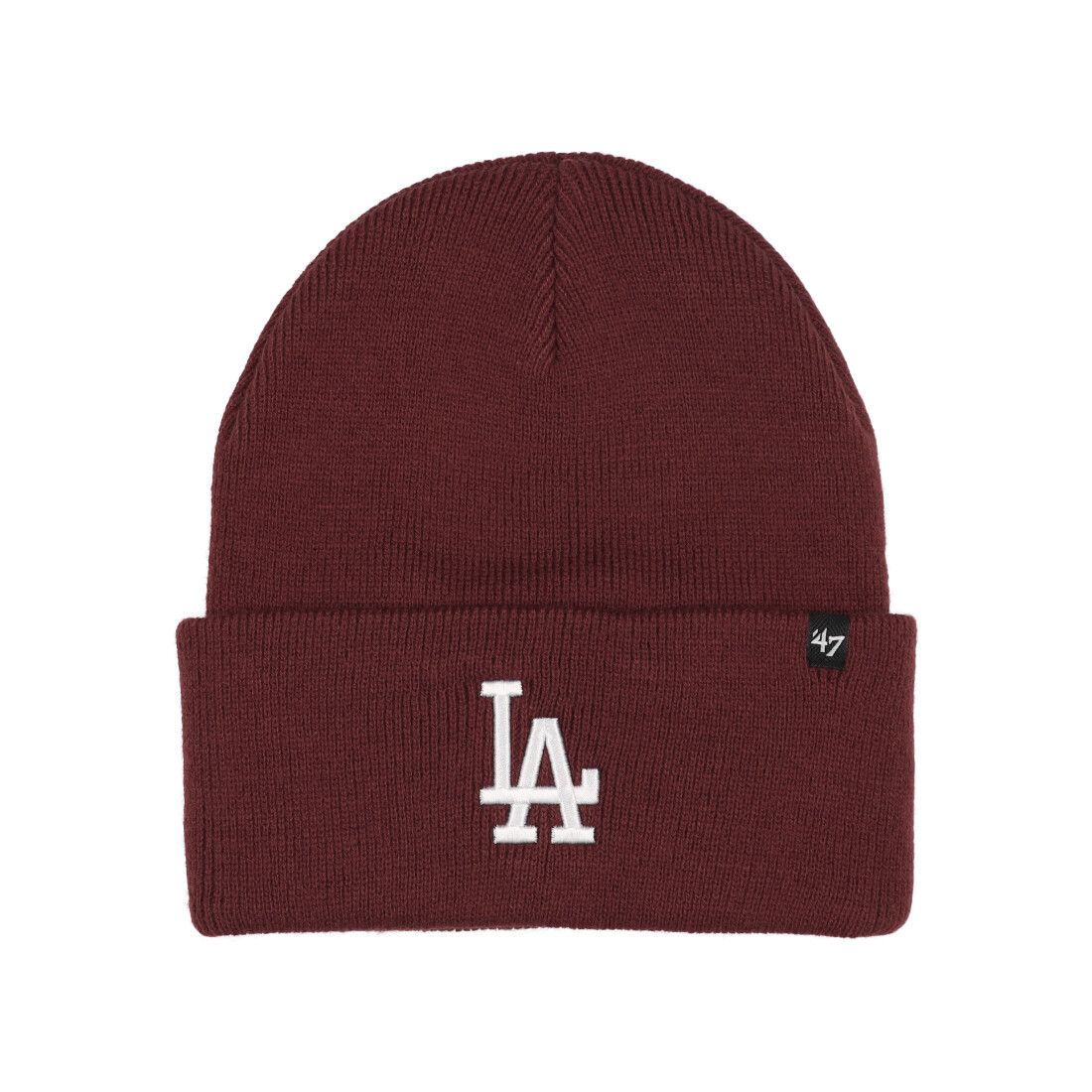 フォーティーセブン 47 帽子 ニット帽子 NYY ビーニー ドジャース MLB ワンサイズ アクセサリー ヤンキース 野球チーム BRAND HAYMAKER CUFF KNIT,LA(ダークマルーン)