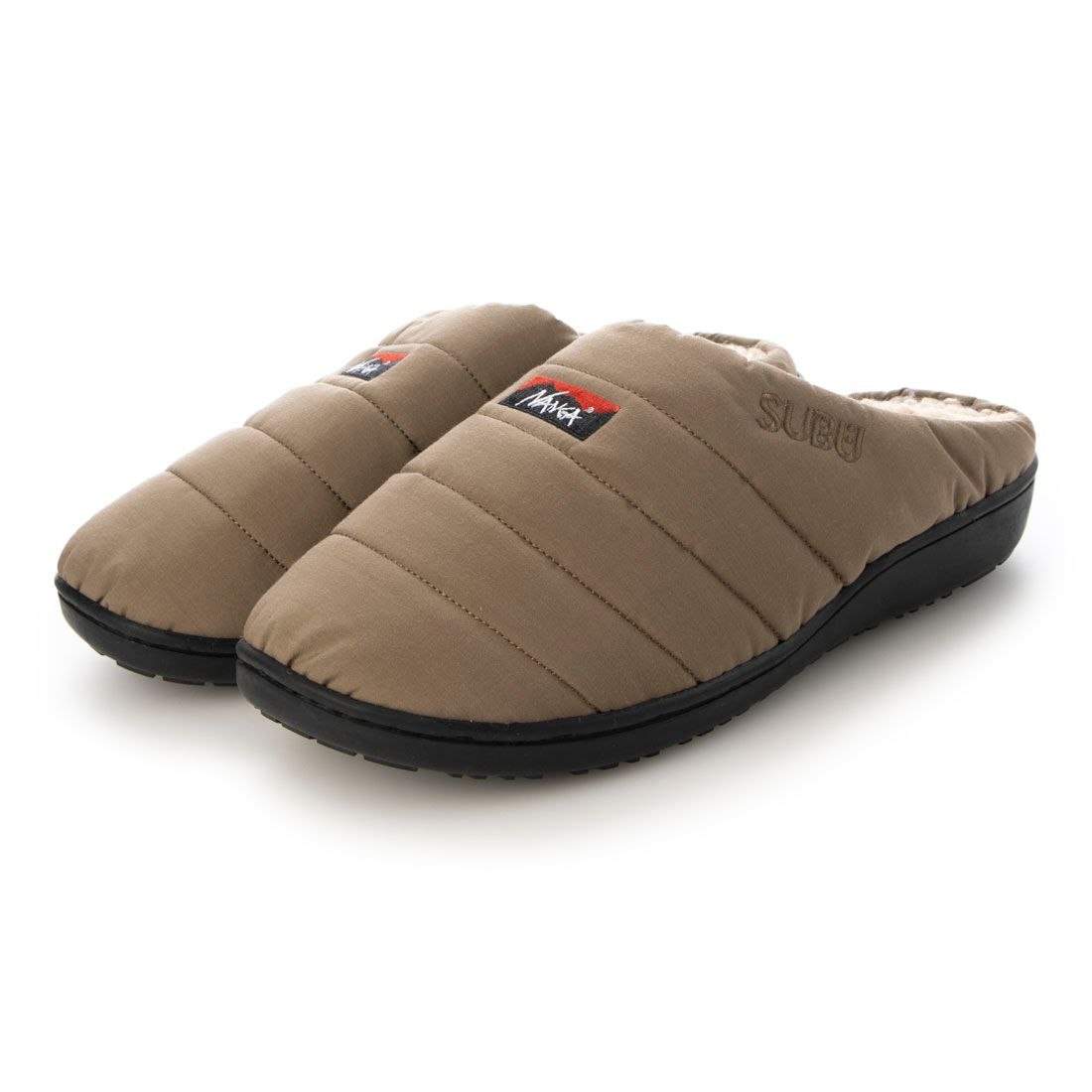 NANGA SUBU NANGA SUBU collaboration TAKIBI fleece-lined winter sandals