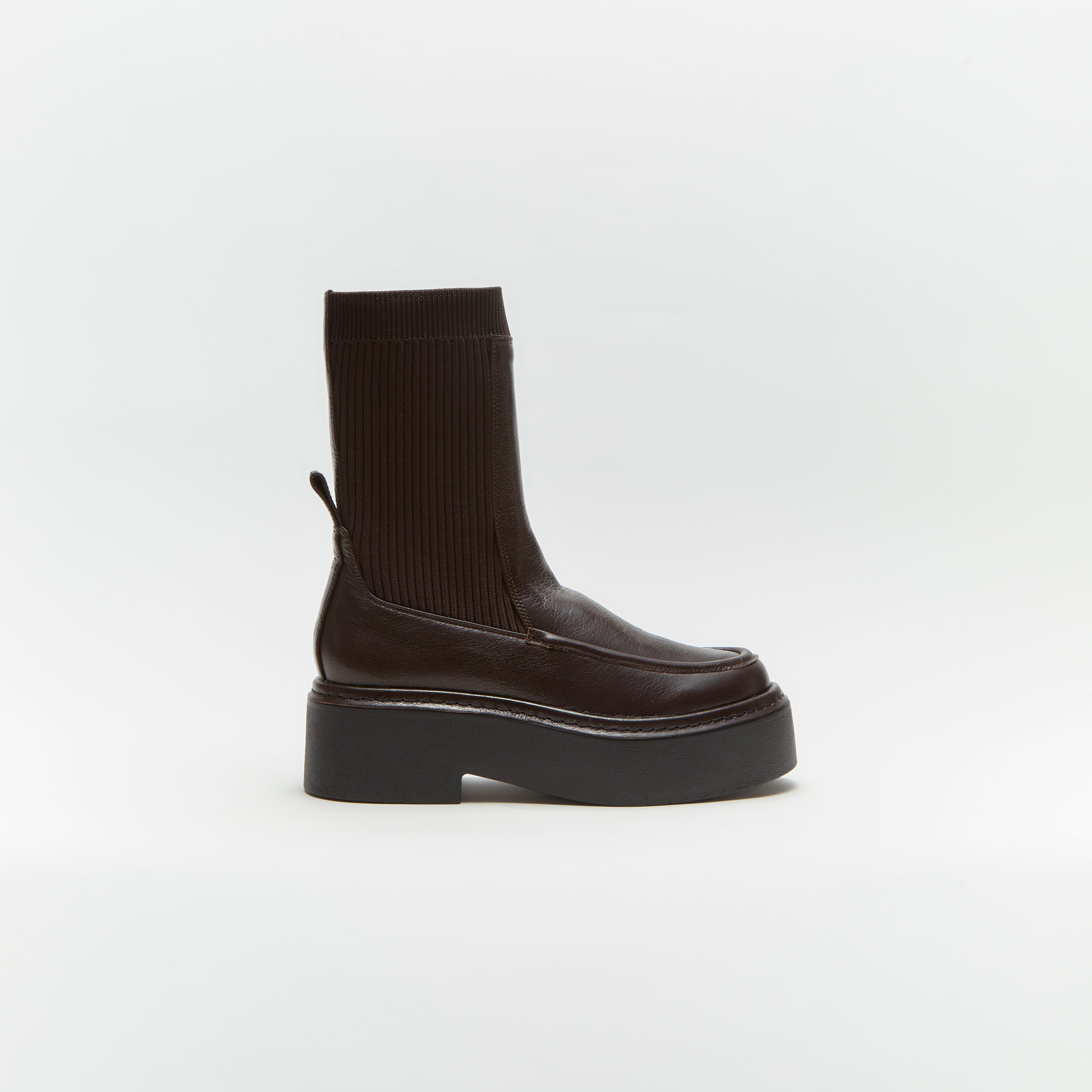 BUENA LEATHER BOOTS (CHOCO BROWN) CHOCO BROWN