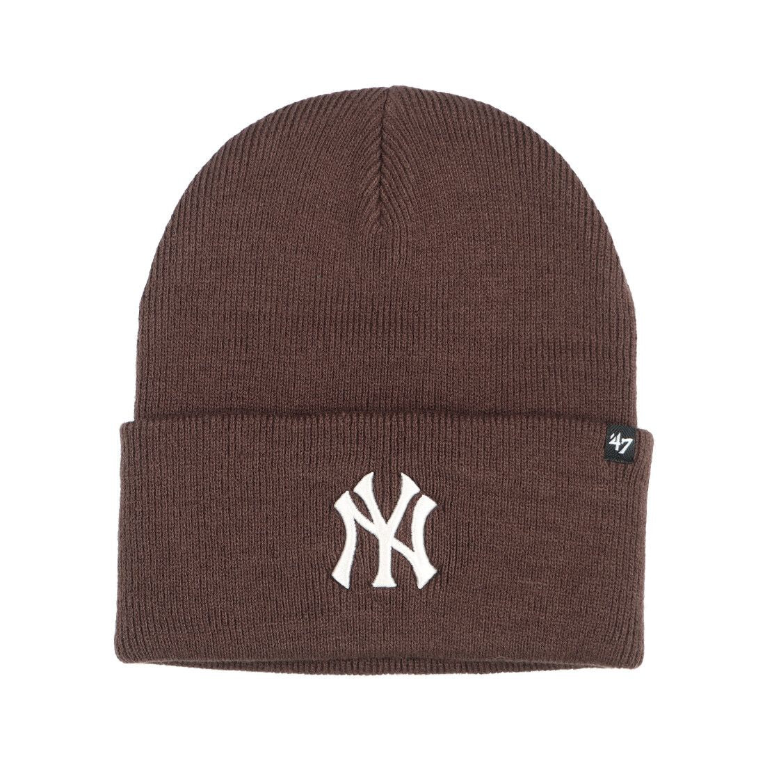 フォーティーセブン 47 帽子 ニット帽子 NYY ビーニー ドジャース MLB ワンサイズ アクセサリー ヤンキース 野球チーム BRAND HAYMAKER CUFF KNIT,ヤンキース(ブラウン)