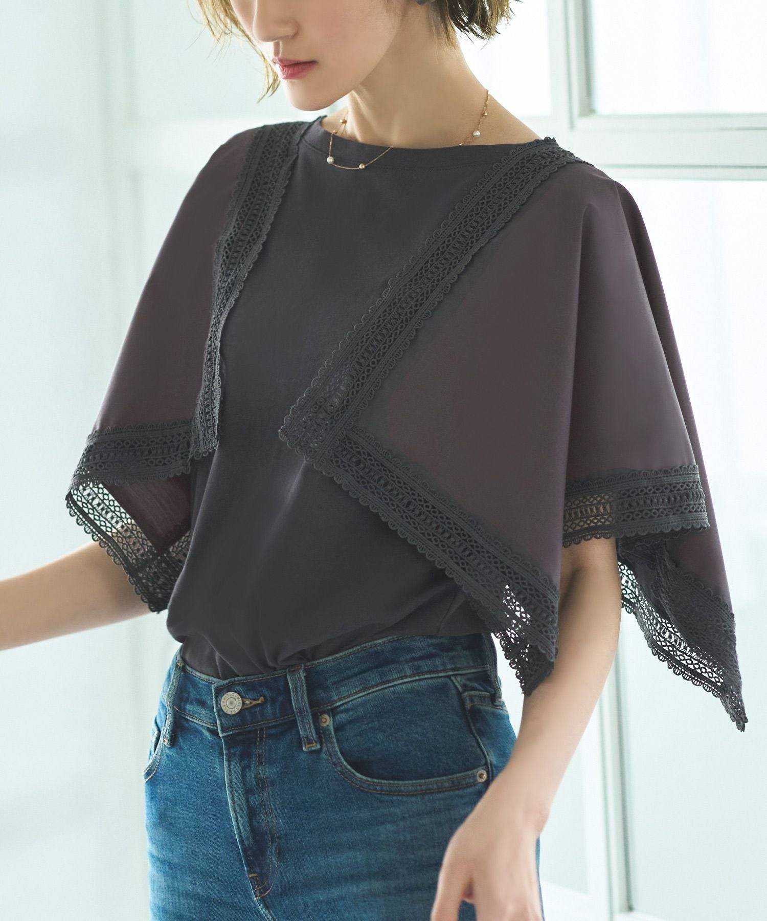 ルイルエブティック RUIRUE BOUTIQUE ハンカチスリーブTシャツ