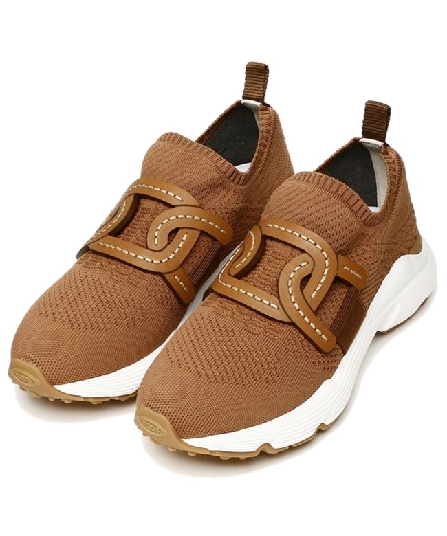 トッズ TOD'S スニーカー ケイト ニットスニーカー ブラウン レディース TOD'S 3XXW54C0EM60 Q6L S014