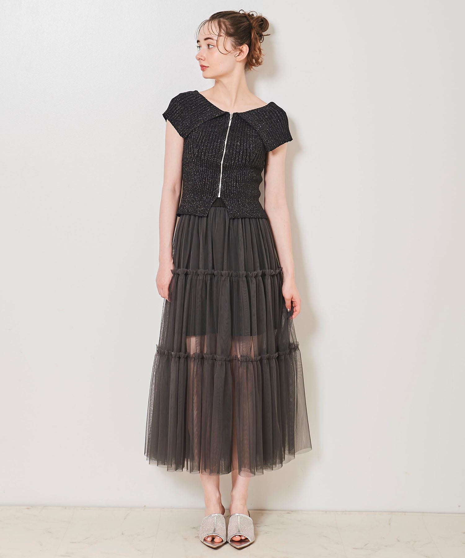 トランテアン ソン ドゥ モード 31 Sons de mode チュール×ミニスカート