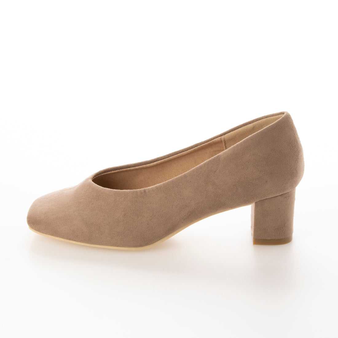 リバティードール LiBERTYDOLL スクエアトゥ5cmチャンキーヒールパンプス/1136 (オークスエード) オークスエード