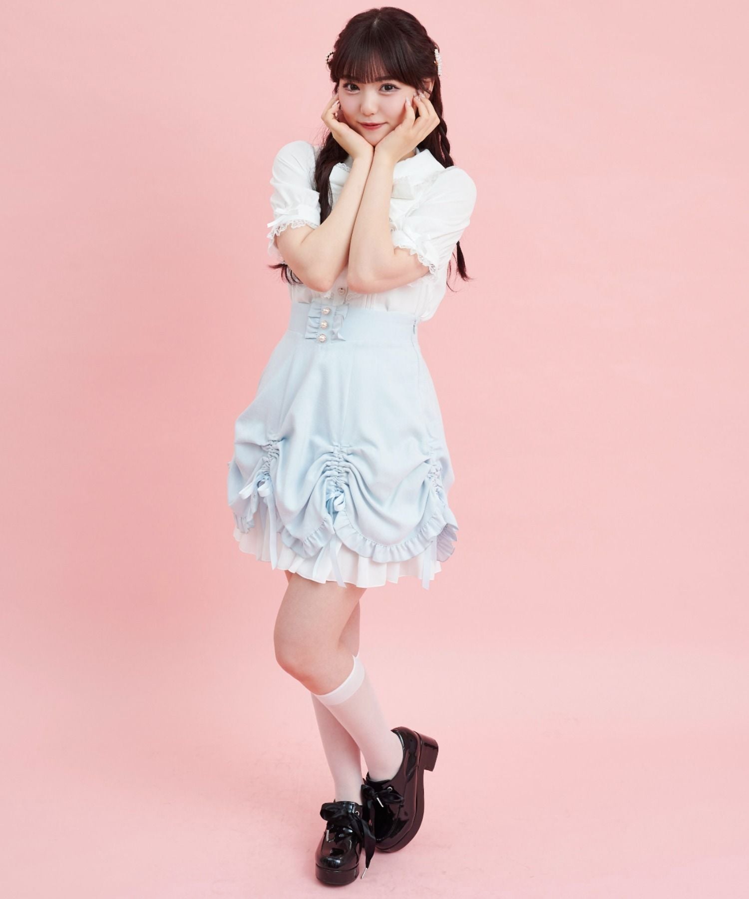 シークレットハニー Secret Honey シャーリングリボンスカート