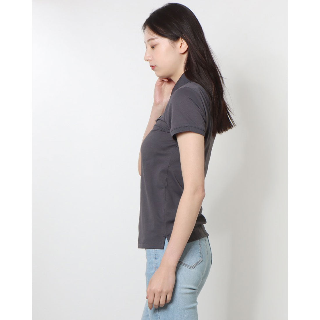 ゲス GUESS Logo Polo Shirt (DGY) 半袖 ポロシャツ DGY