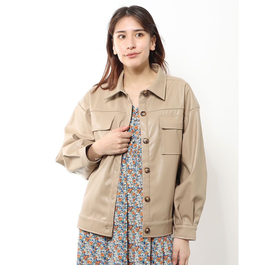 アルシーヴ archives ヴィーガンレザーCPOジャケット