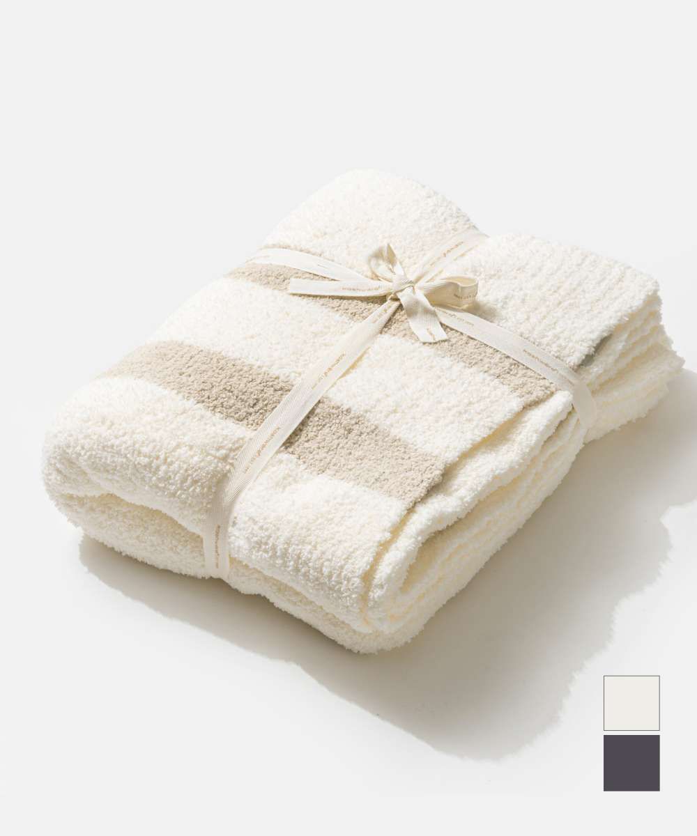 カシウェア KASHWERE THCH-STR01 ブランケット Throw 2 Stripes レディース ストライプ スローケット ひざ掛け 膝掛け