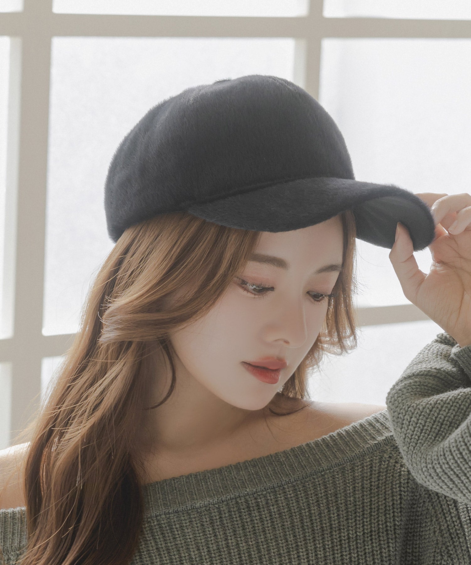 ジュリアブティック JULIA BOUTIQUE フェイクファーキャップ/23621 (Black) ブラック