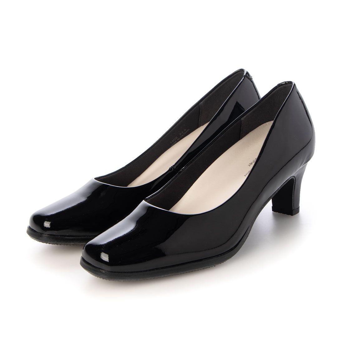 エンチャンテッド enchanted 《CHICSLICK》本革スクエアトゥレインパンプス