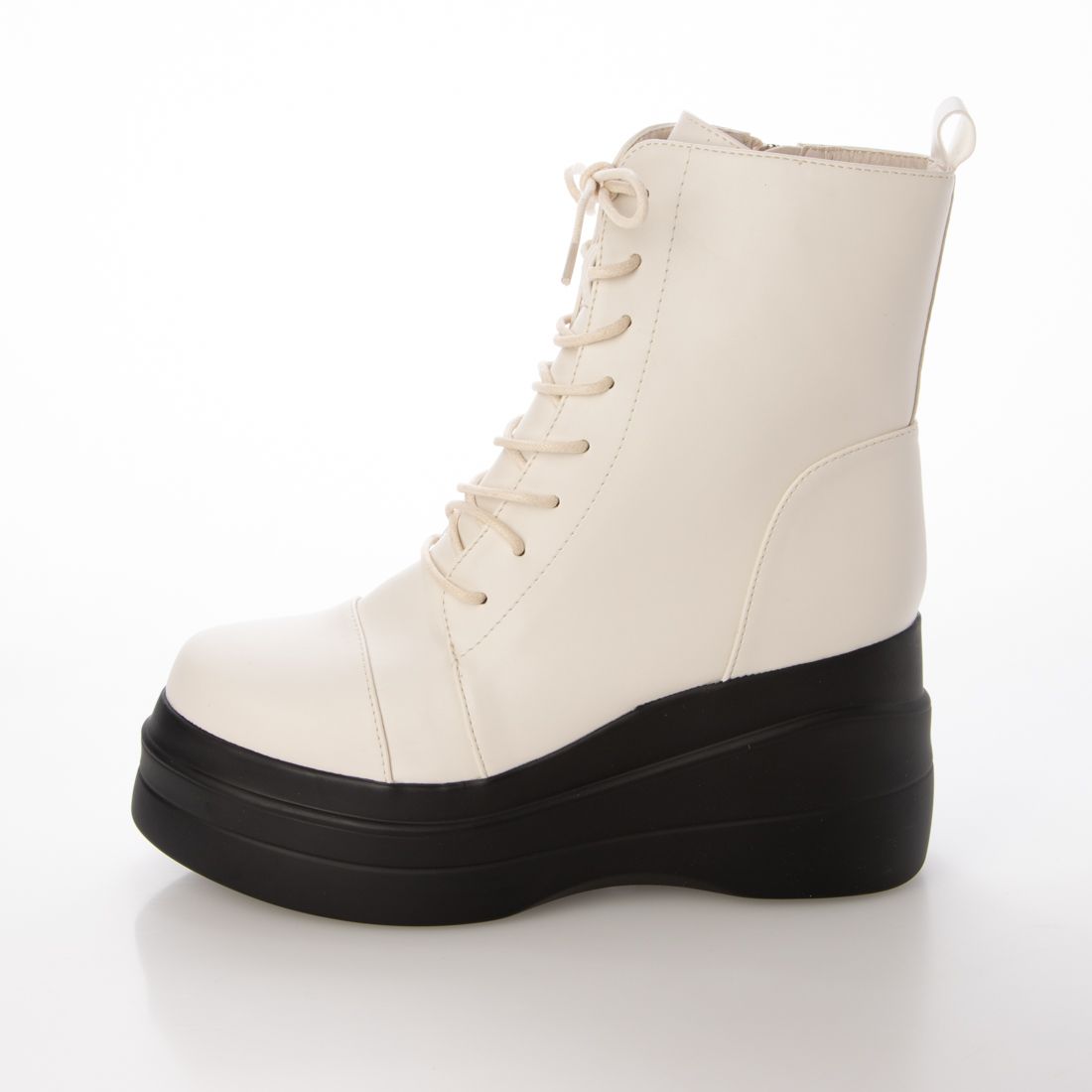 ヨースケ YOSUKE 厚底レースアップブーツ