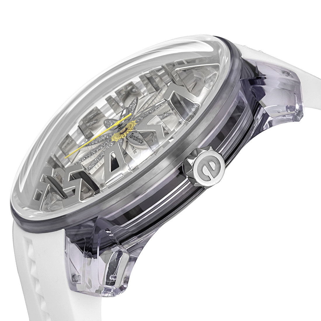 テンデンス TENDENCE キングドーム レディース 時計 TY023004 クォーツ シルバー シリコン (シルバー) シルバー