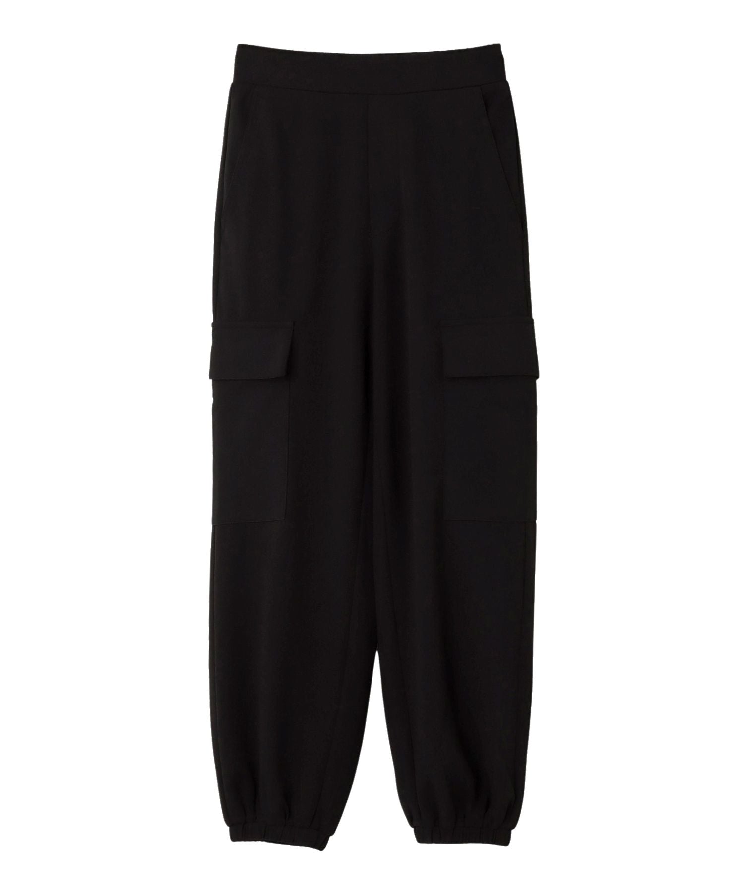 アンドミー andme 梨地ポンチ カーゴ ジョガーパンツ