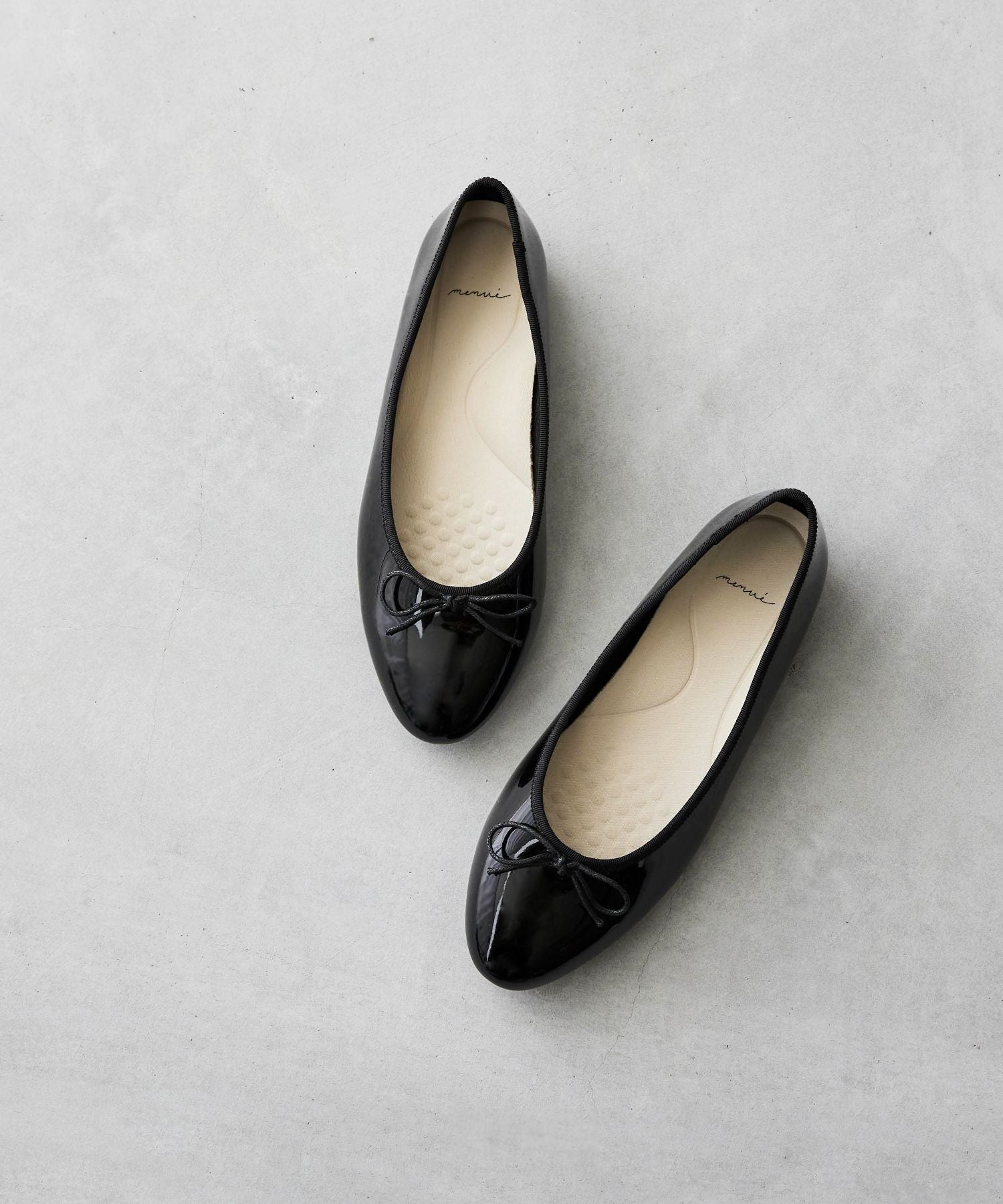 メヌエ Menue レイン バレエシューズ
