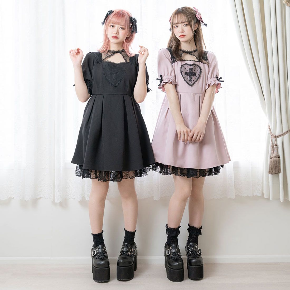 ユメテンボウ 夢展望 闇十字架ハ-トワンピ-ス