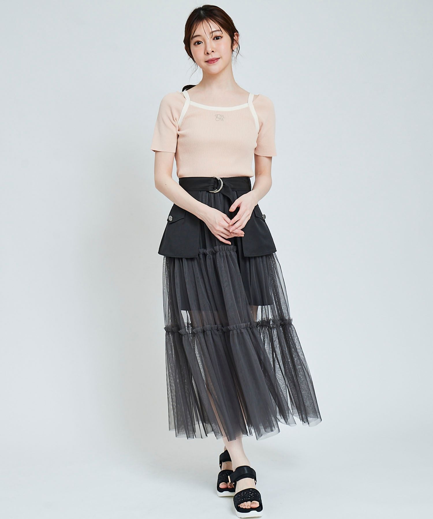 トランテアン ソン ドゥ モード 31 Sons de mode チュール×ミニスカート