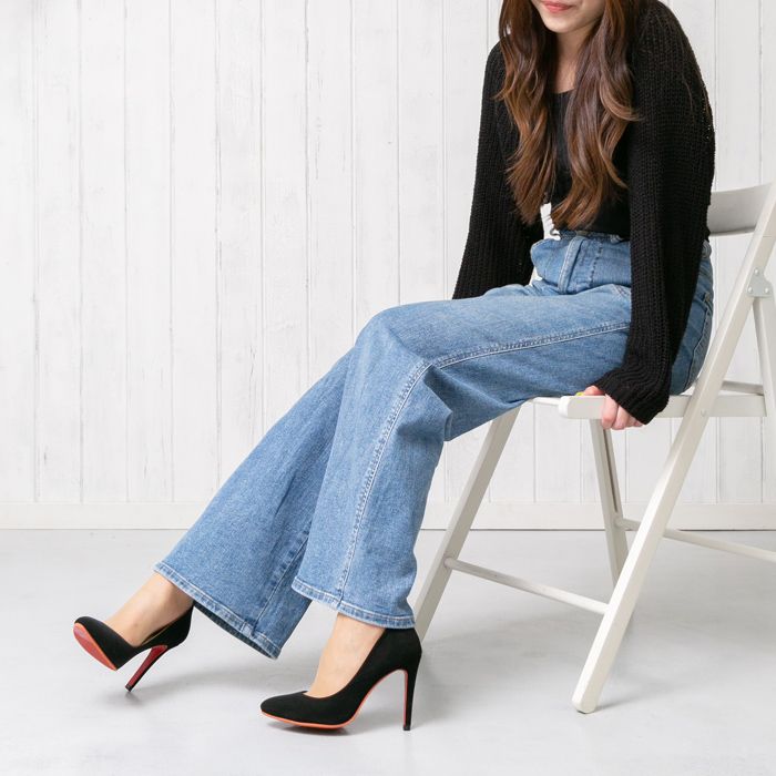 Attagirl Red Sole High Heel Pumps 10cm Heel