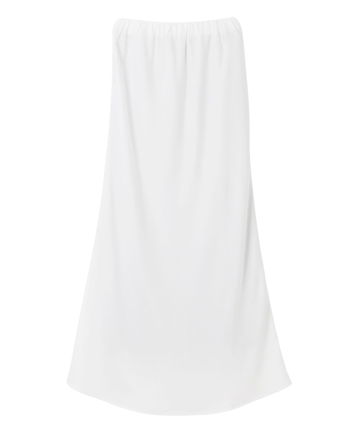 アンドミー andme マット サテン ナロー スカート