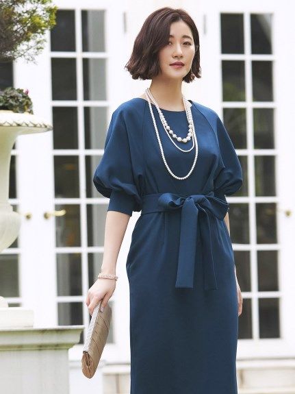 バルーンスリーブワンピース