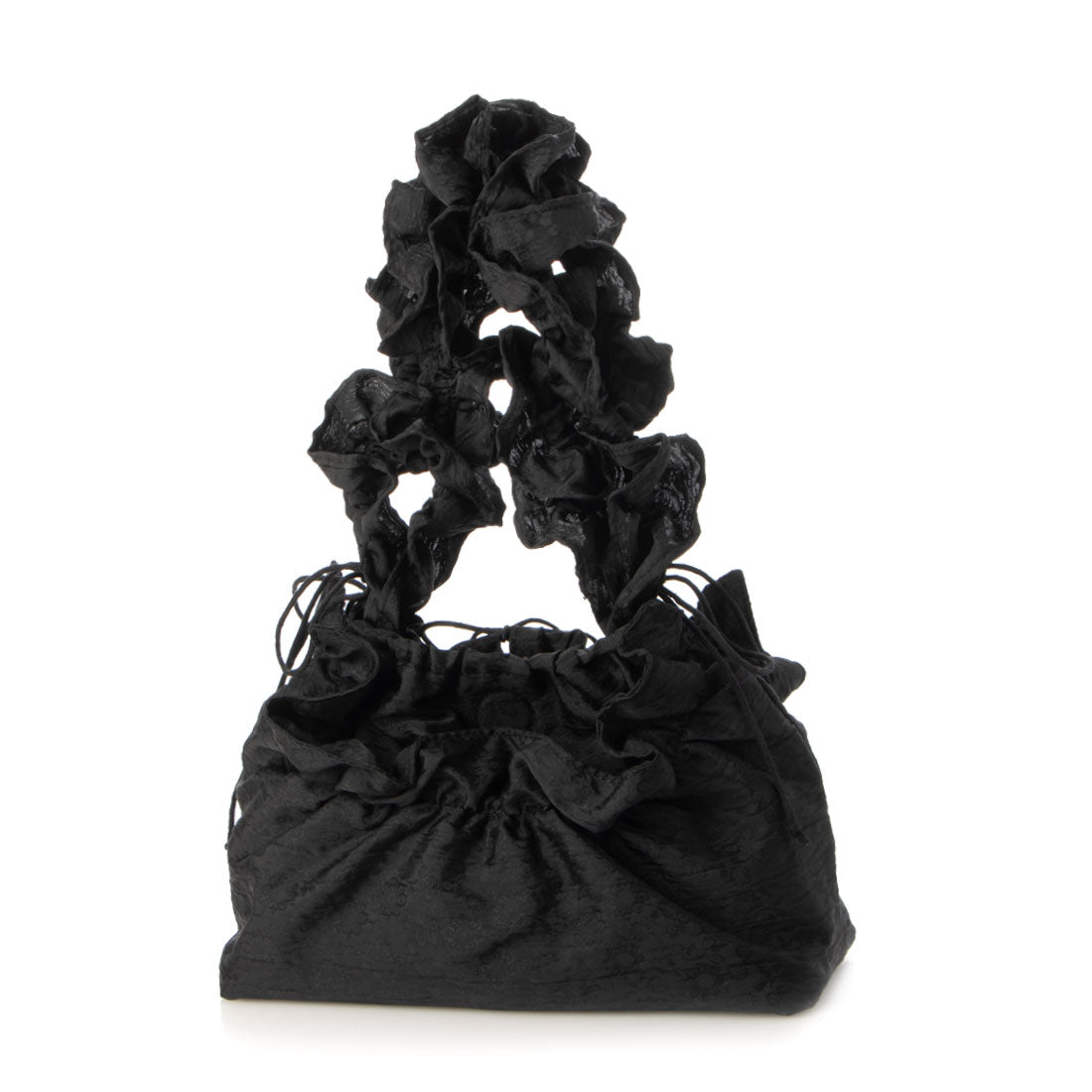 ランダ RANDA ジャガードシャーリングバック (BLACK) BLACK