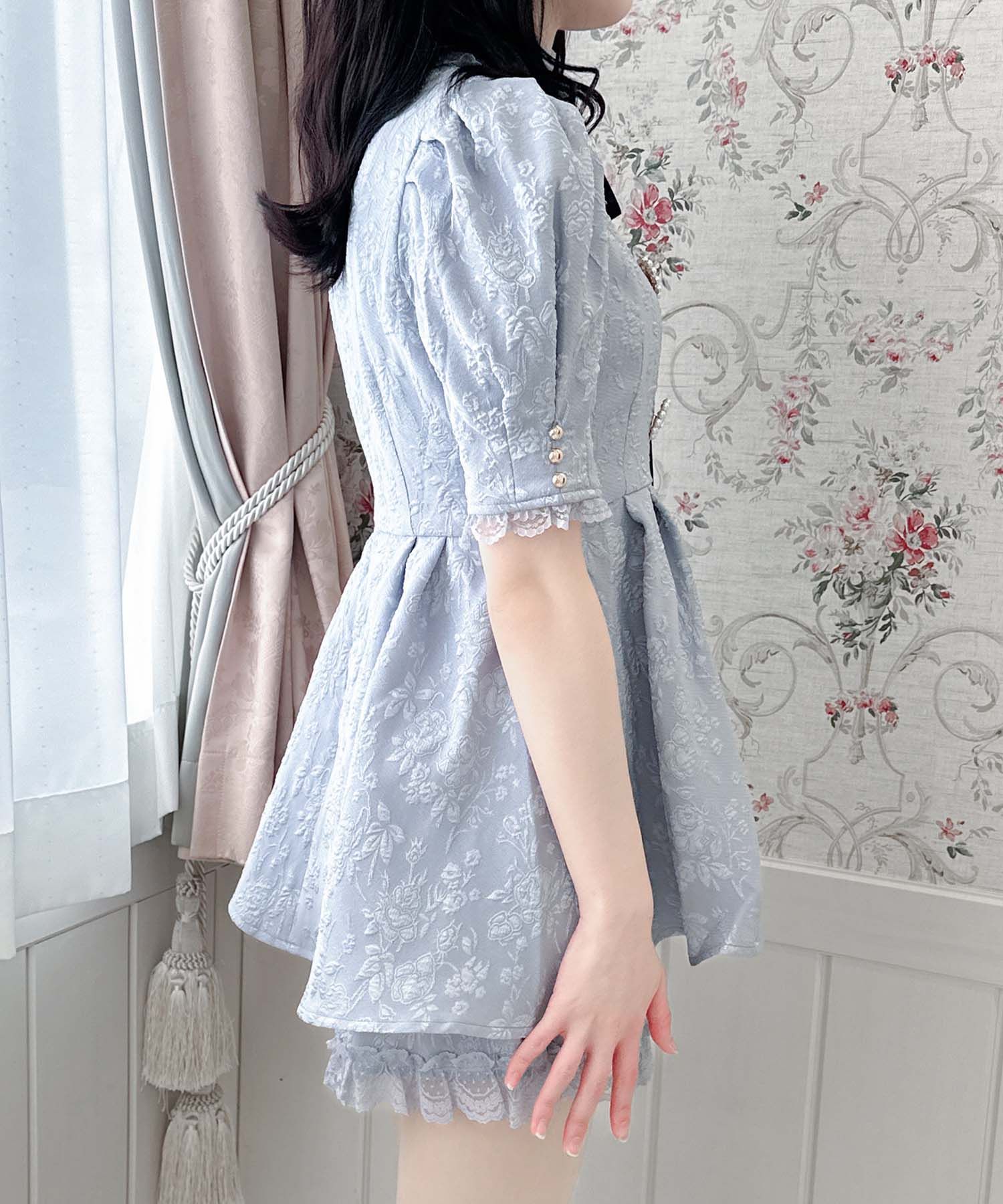 ロジータ ROJITA 花柄ふくれジャガード セットアップ